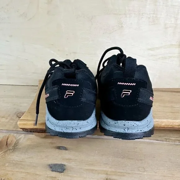Fila Women's Black Endurance EVO All Terrain Hiking Shoe Worn Once Size 8 - Picture 2 of 7